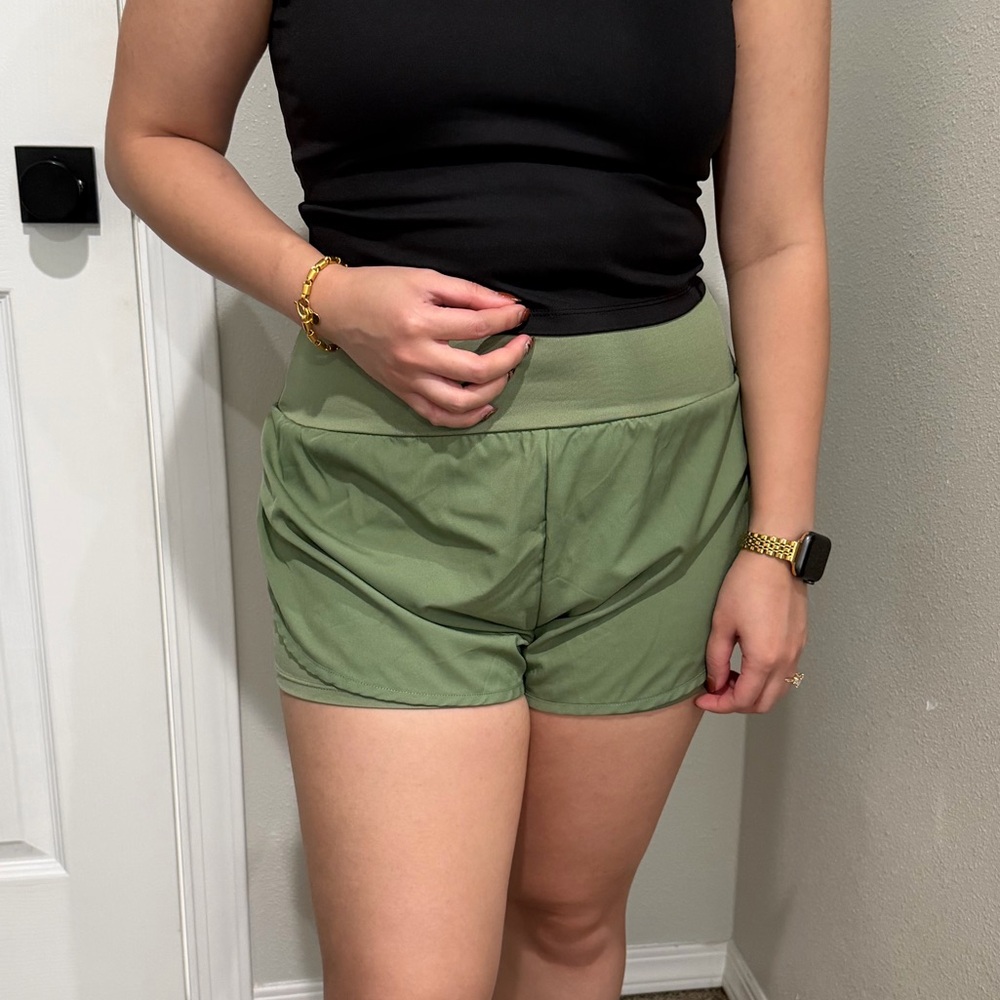 Women's Green Gym Shorts